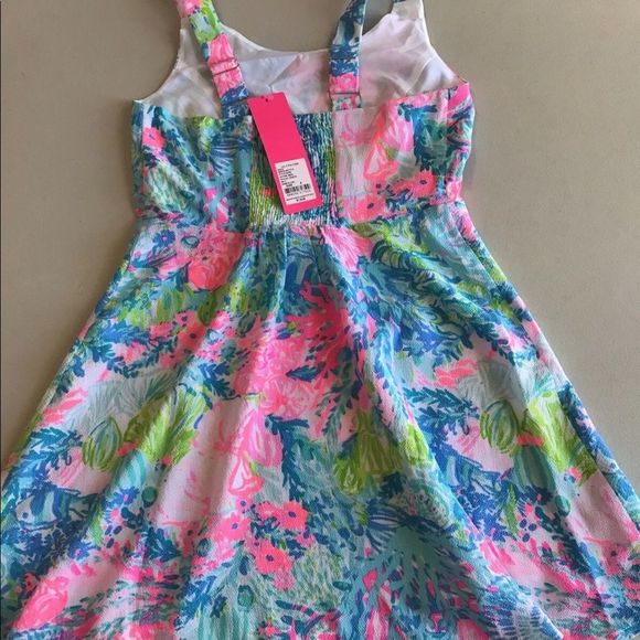 Lilly Pulitzer Daffodil Dress Fished My Wish - Picture 8 of 12